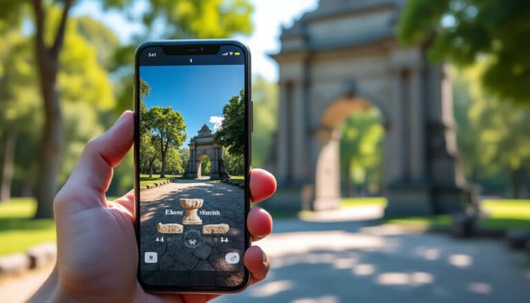 découvrez comment la réalité augmentée permet de visualiser l'histoire des monuments directement sur votre smartphone, offrant une expérience immersive et éducative unique.