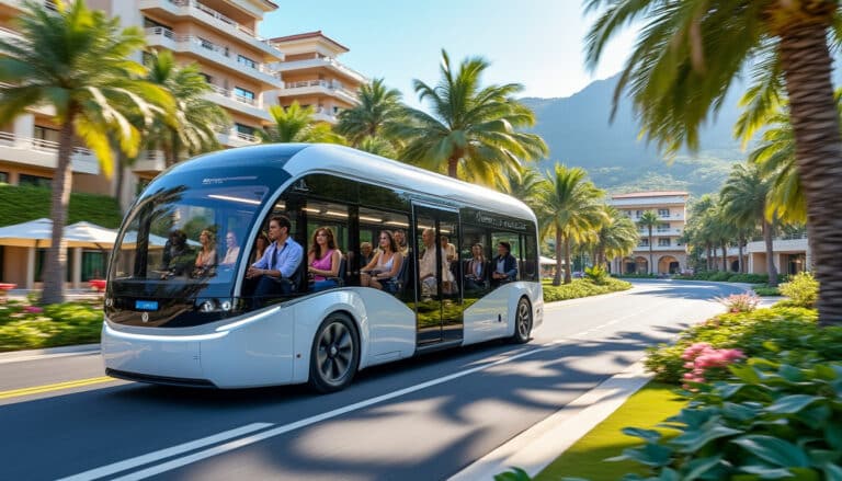 découvrez comment le bus autonome révolutionne le transport des touristes dans les resorts, offrant une expérience innovante et confortable pour des déplacements faciles et sécurisés.