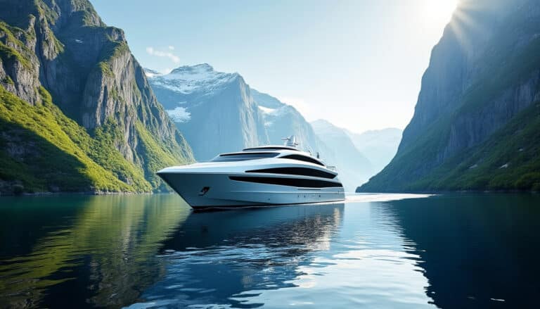 découvrez la croisière électrique, une expérience unique et silencieuse, qui vous emmène naviguer paisiblement à travers les magnifiques fjords.