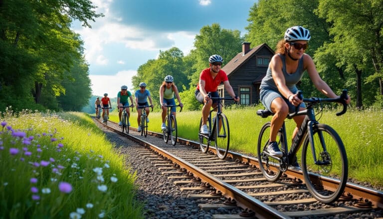 découvrez le vélo-tourisme, une manière unique de voyager en utilisant les anciennes voies ferrées transformées en pistes cyclables, pour explorer la nature et le patrimoine en toute sérénité.