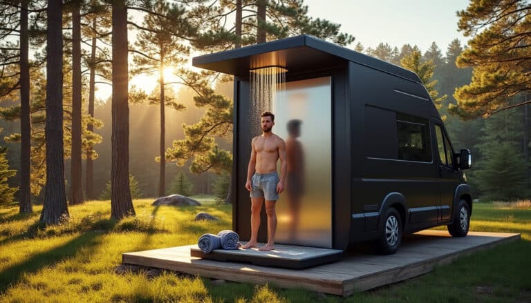 découvrez comment la douche solaire améliore le confort lors de vos voyages en van, offrant une solution écologique et pratique pour rester propre où que vous soyez.