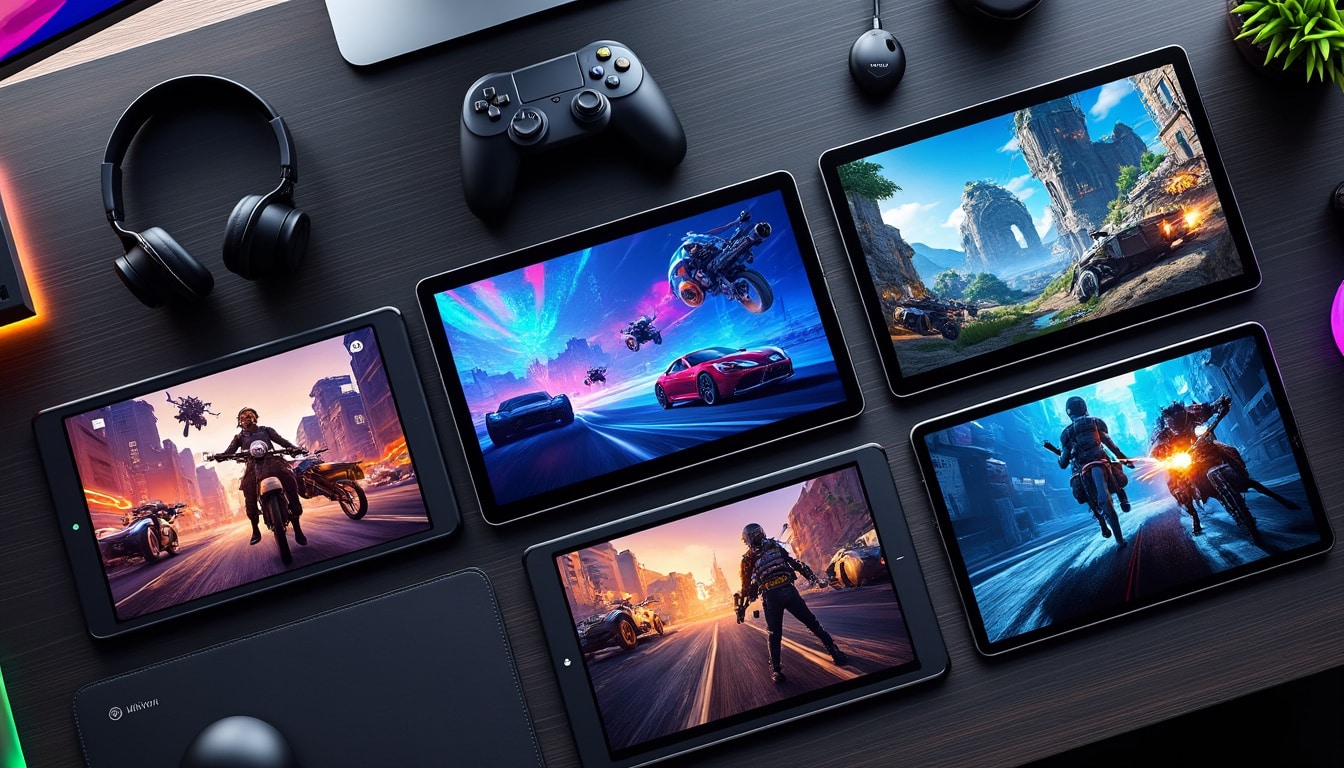 découvrez notre comparatif commenté des meilleures tablettes gaming du marché pour choisir la performance et le confort adaptés à vos besoins de jeu.
